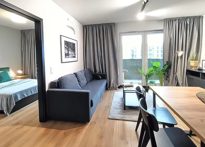 Апартаменты Fuzja Z Klimatyzacja - Bliskosc Piotrkowskiej W Sercu Lodzi